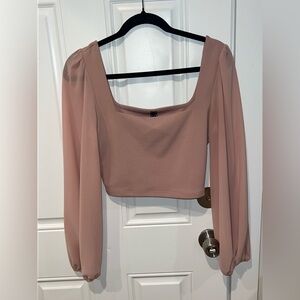 Windsor Blush Long Sleeve Blouse